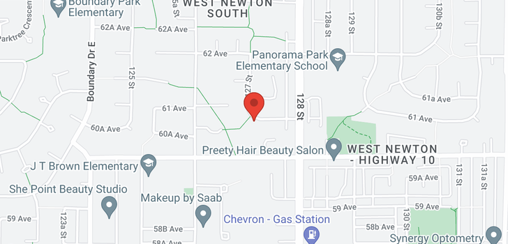 map of 12708 61 AVENUE